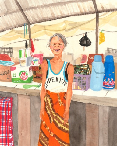 East Timor Market Lady